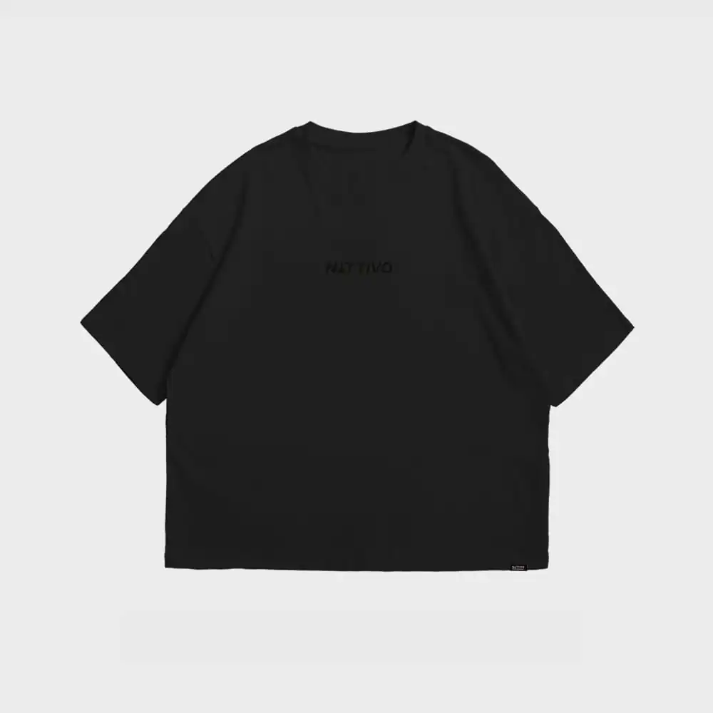 Camiseta básica negra para entrenamiento Boxfit, talla S.