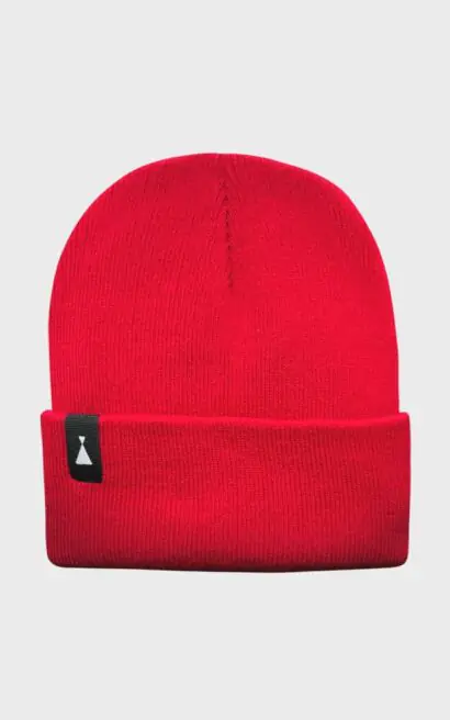 Gorro rojo Nattivo para invierno, estilo casual y cómodo.