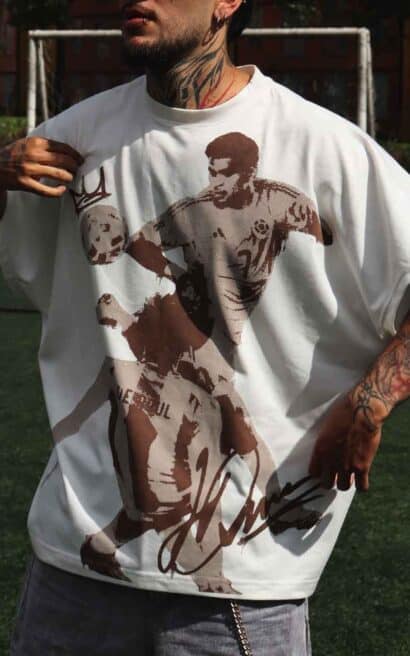 Worker oversized print - Buenos Díaz